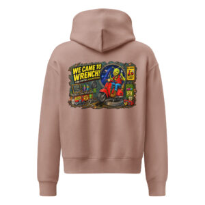 Outta Space, We Came to Wrench — Women’s Relaxed Hoodie