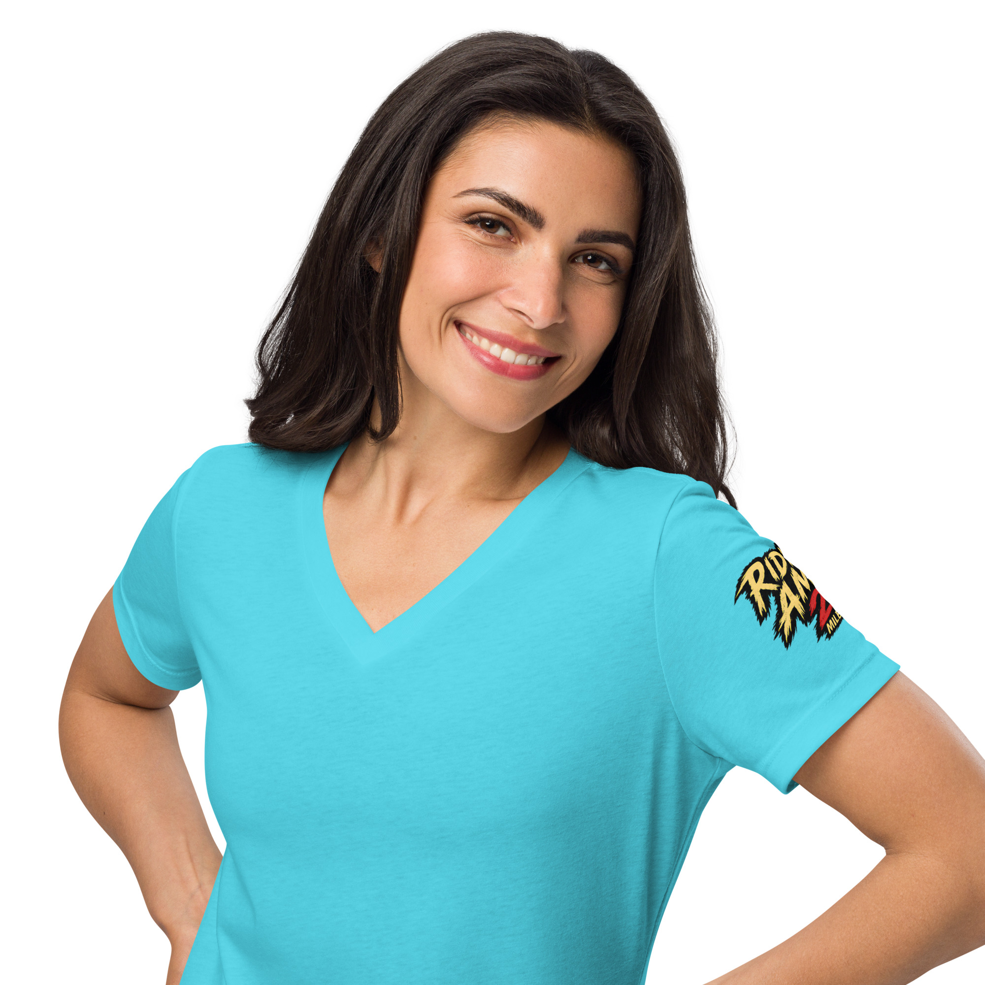 Dragon 200 Women’s Relaxed V-Neck T-Shirt - Image 27